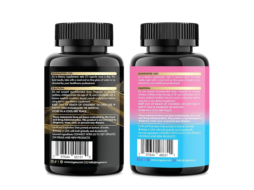 Zoyava Wellness Duo Shilajit & Collagen Supplement - 150 Capsules - image 3