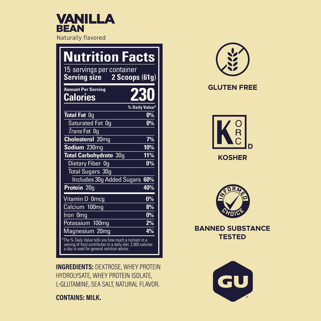 GU Energy Roctane Ultra Endurance Protein Recovery Drink Mix