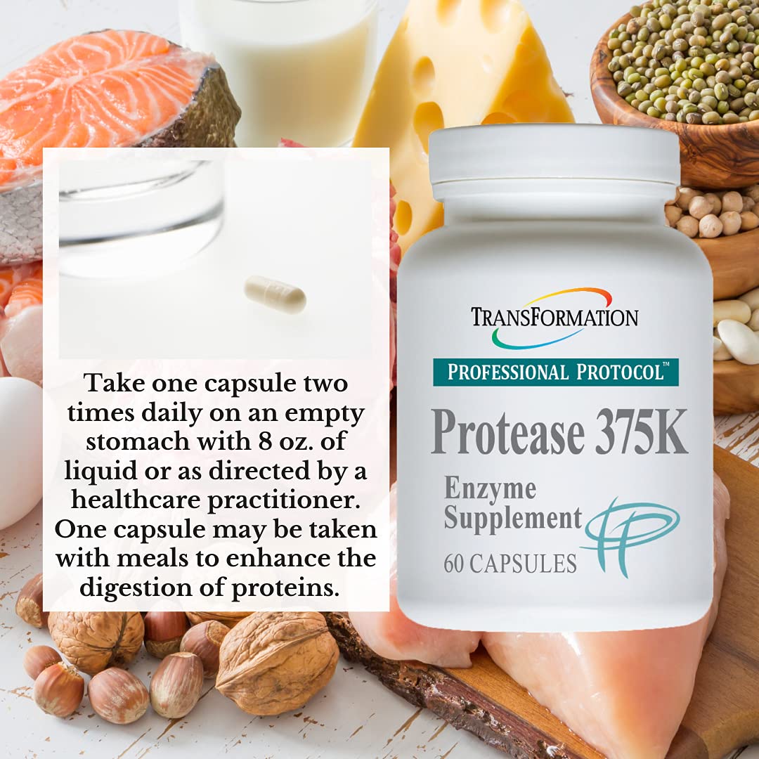 TRANSFORMATION Protease 375K Enzyme Blend - 60 Capsules - image 3