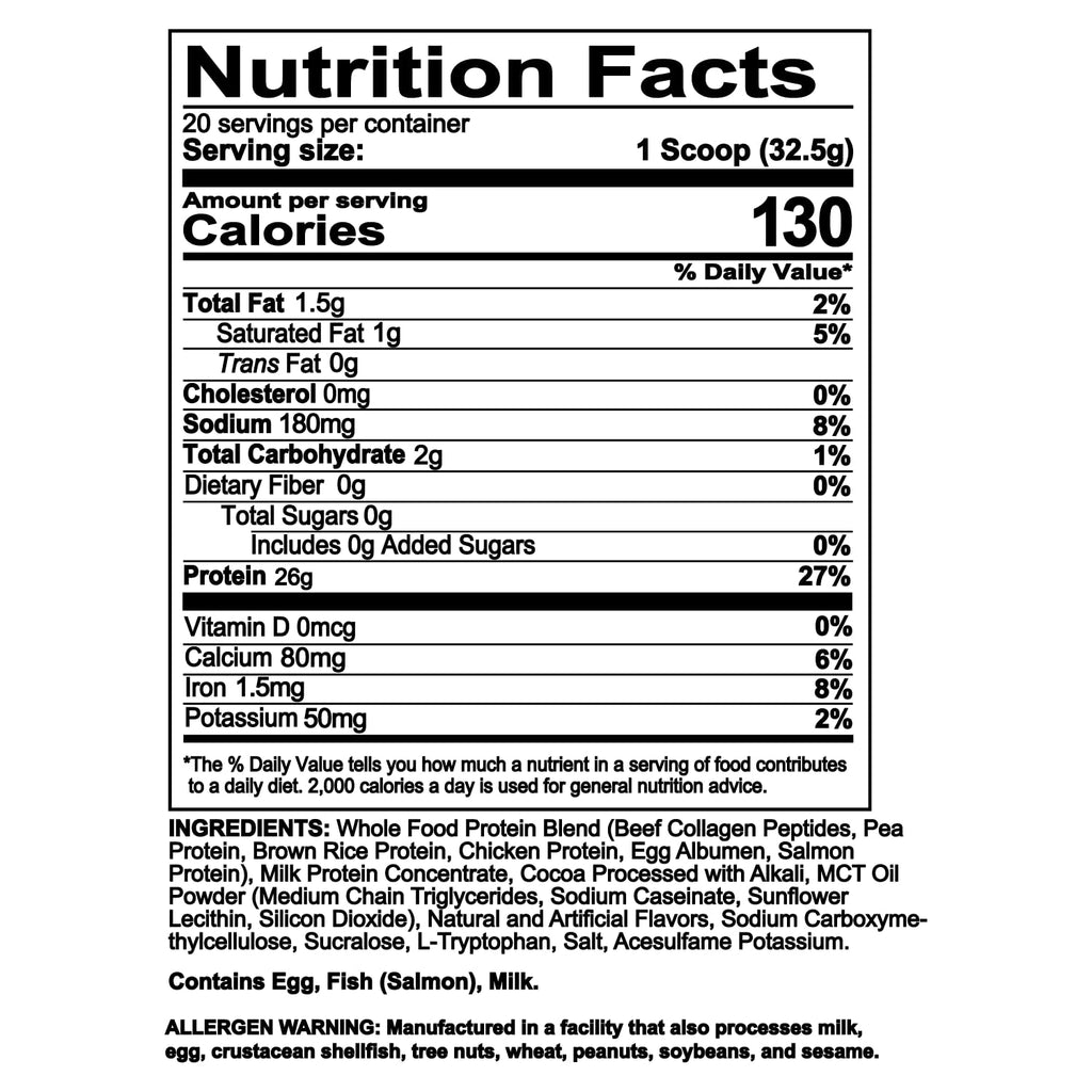 REDCON1 MRE Lite Whole Food Protein Powder