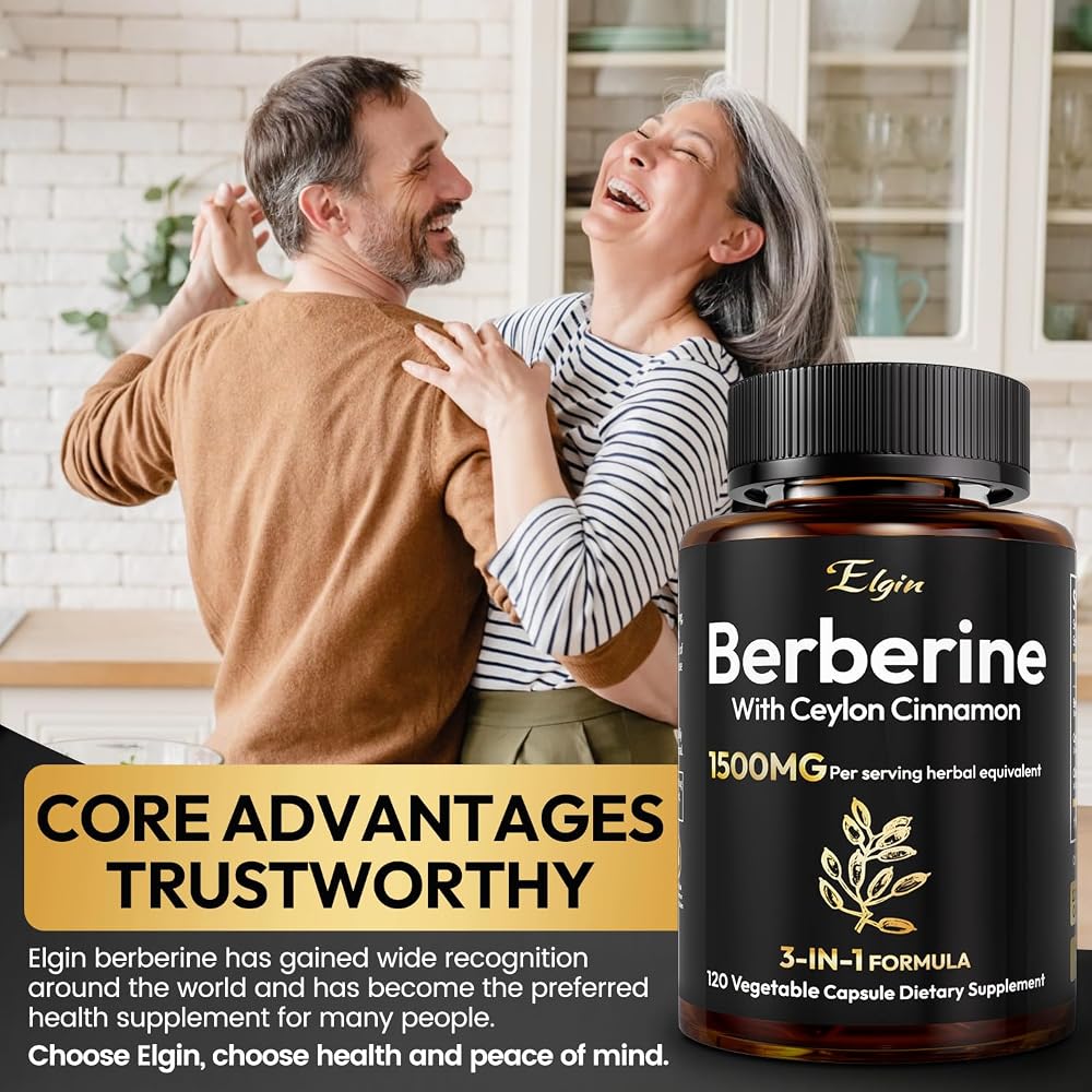 LSOIUX Berberine Supplement with Ceylon Cinnamon & Citrus Bergamot - image 7