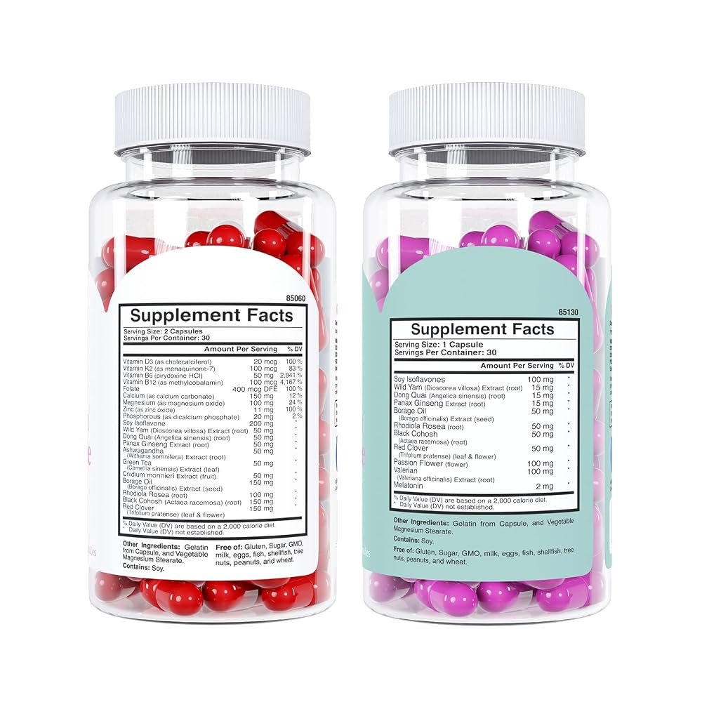 Knockout Menopause AM/PM Natural Relief Bundle - 90 Capsules - image 2