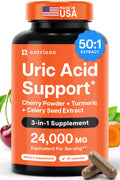 Nutriana Uric Acid Flush Tart Cherry, Turmeric & Celery Seed - 60 Capsules