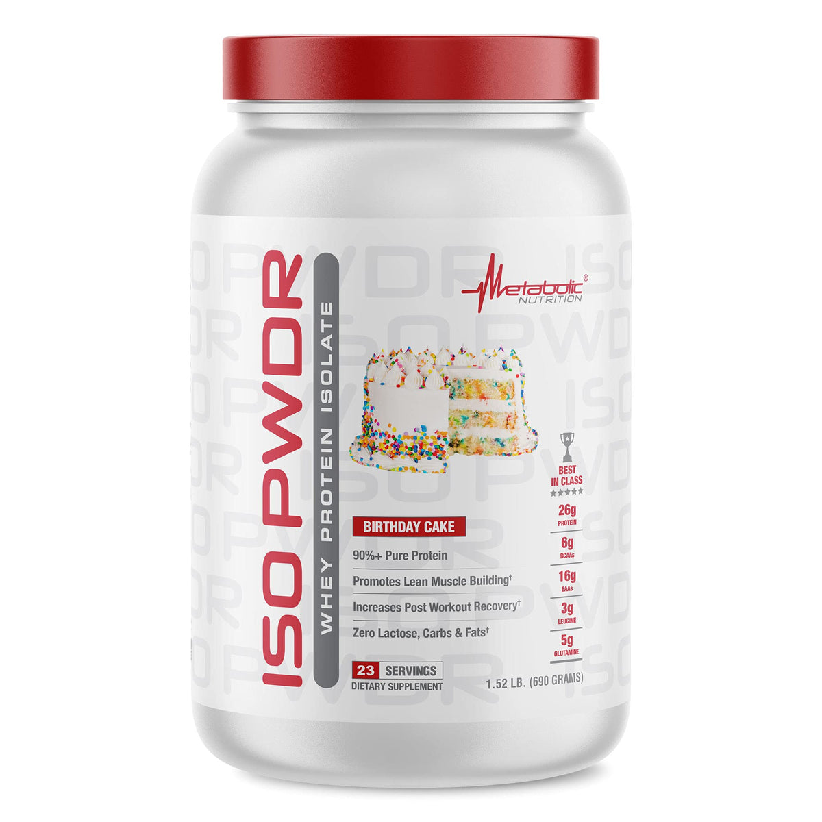 Metabolic Nutrition Whey Protein Isolate ISO PWDR