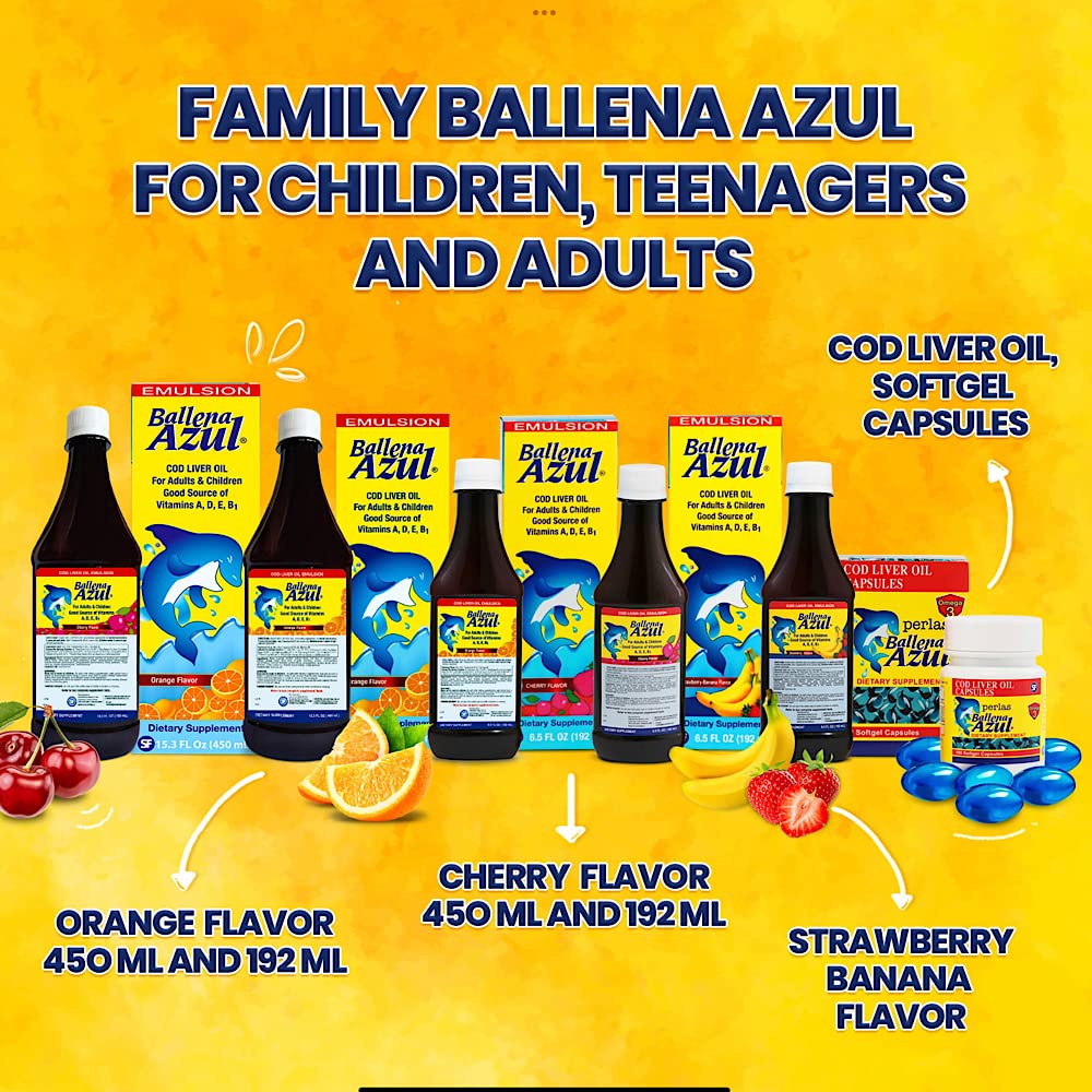 Ballena Azul Cod Liver Oil Omega 3 Immune Support - 15 Fl Oz - image 4