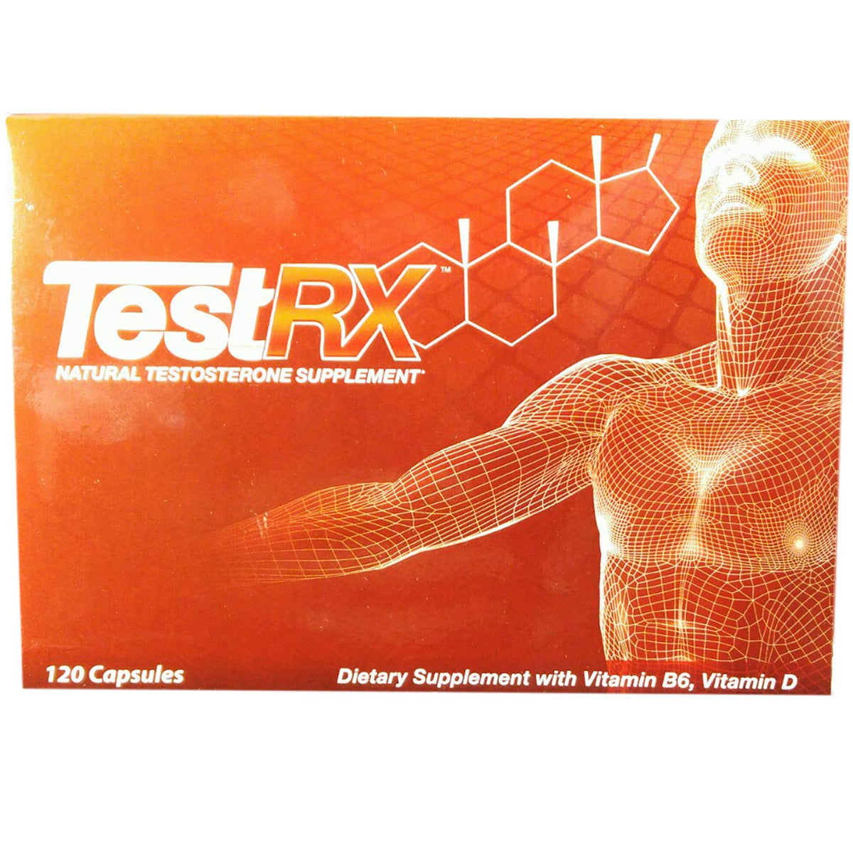 Leading Edge Health TestRX Natural Testosterone Supplement - 120 Capsules