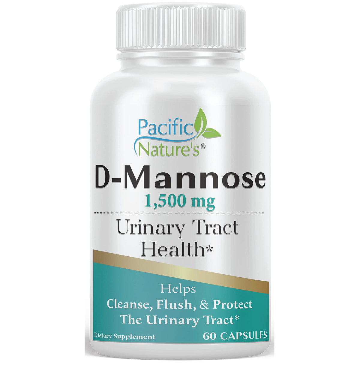Pacific Nature's D-Mannose 1500mg - 60 Capsules