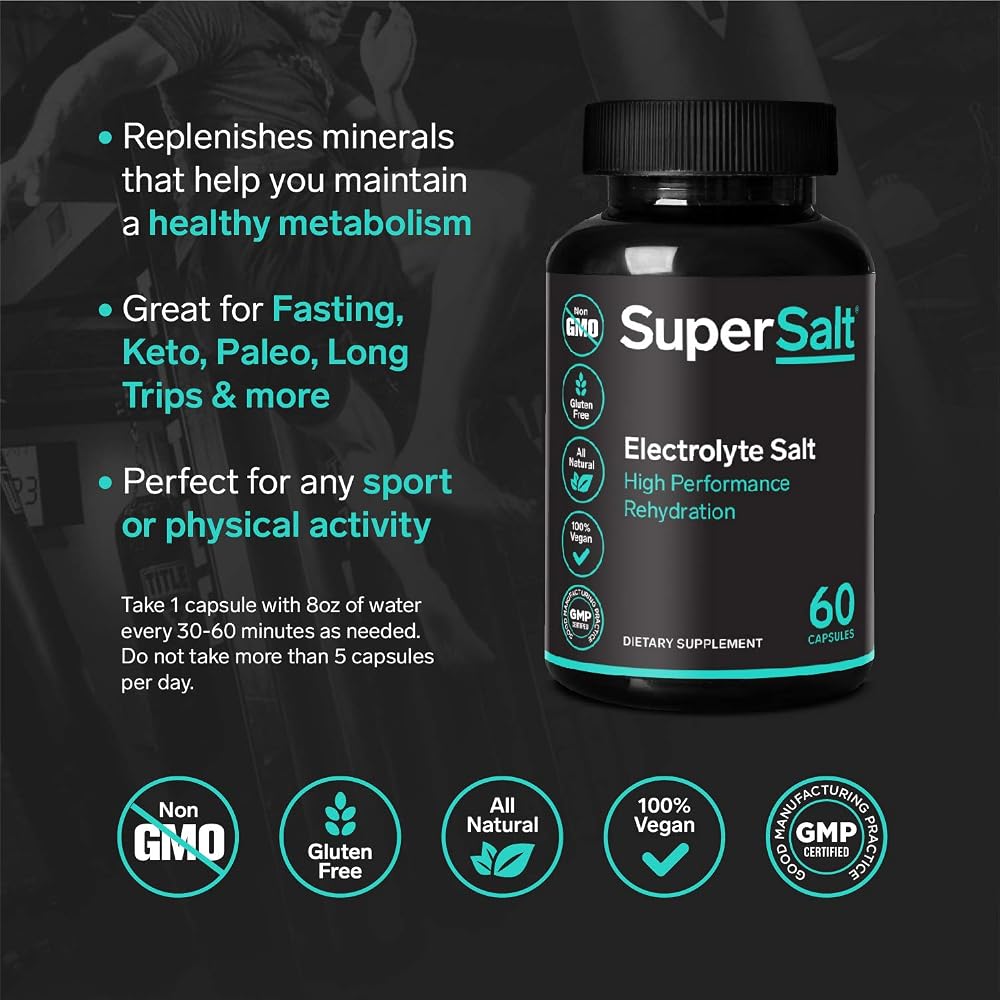 SuperSalt Keto Electrolyte Supplement Capsules - 60 Count - image 4