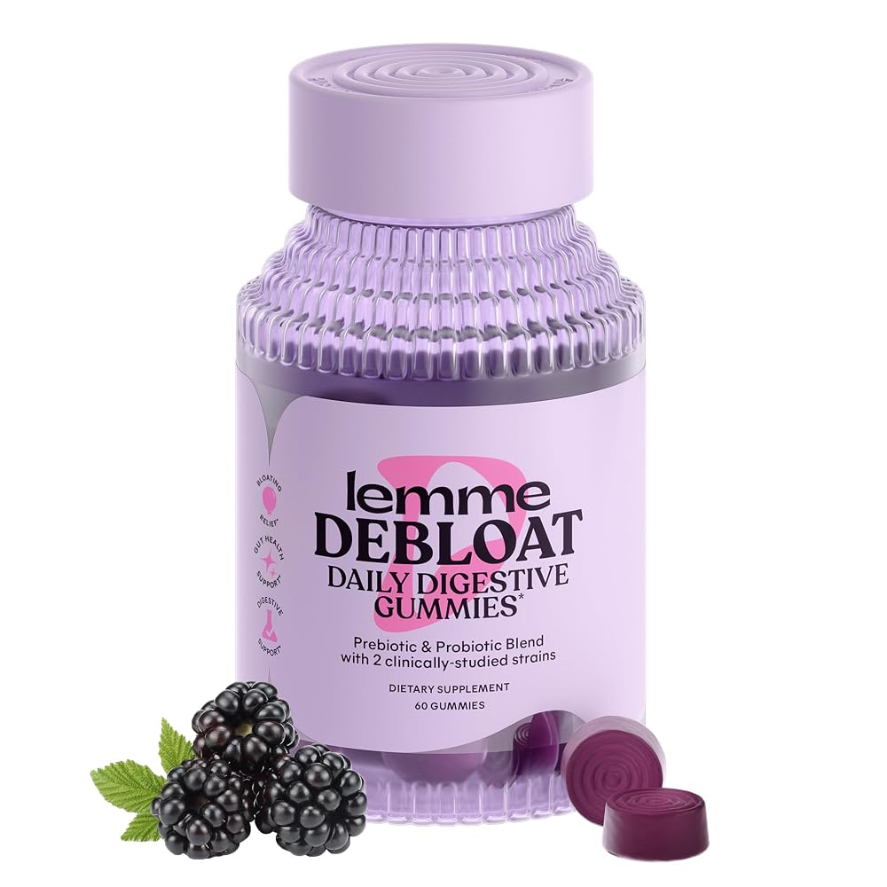 Lemme Debloat - Digestive & Gut Health Gummies with 2 Clinically