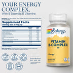 SOLARAY Vitamin B Complex 50 mg - Cellular Energy Vitamins