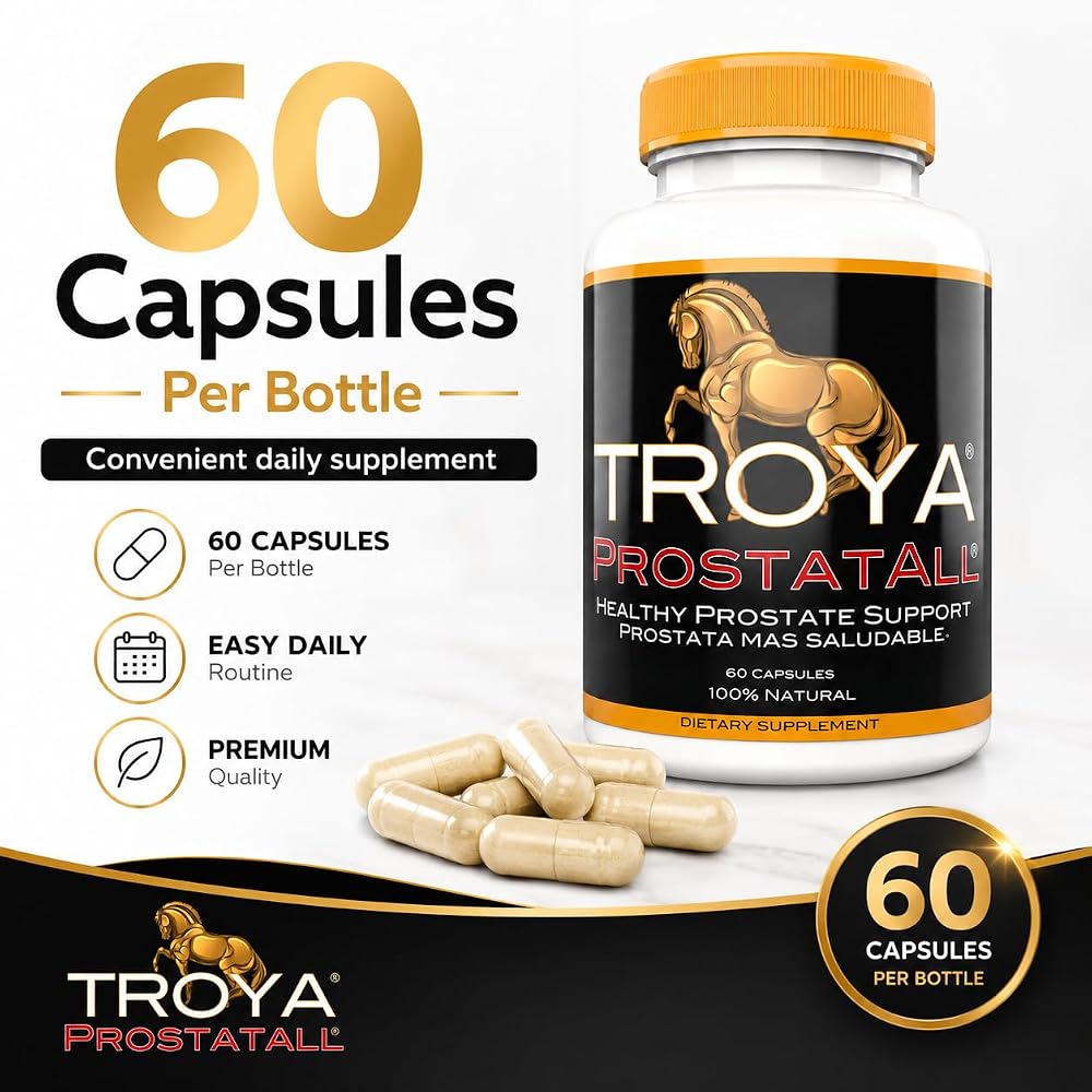 PROSTATALL Troya Prostate Supplement - 60 Capsules - image 3