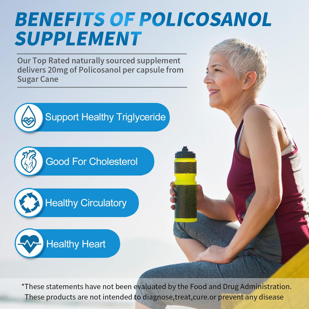 DR.BRIAN ROETTGER Dr. Brian Policosanol 20mg Heart Health Support - 90 Tablets - image 2