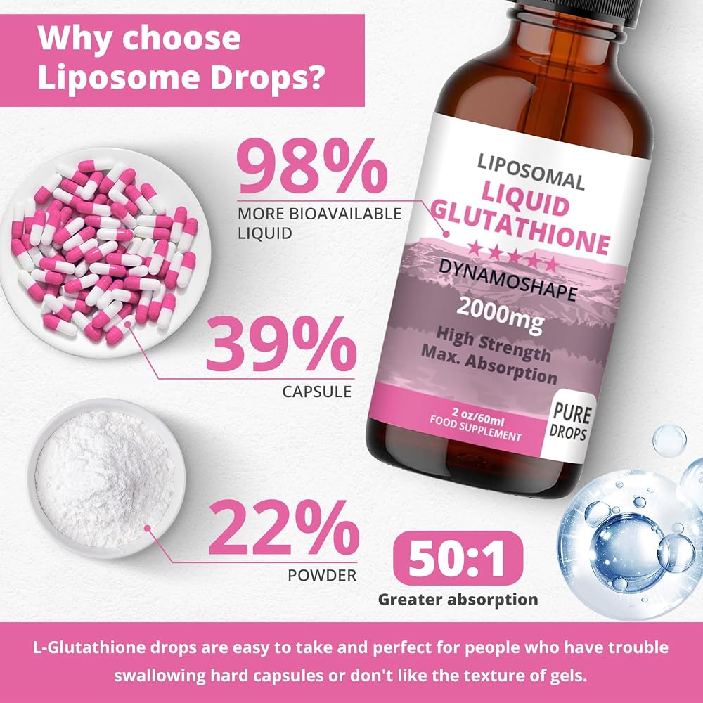 baanaas Liposomal Glutathione 2000mg Antioxidant Liquid - 2 Fl Oz - image 4