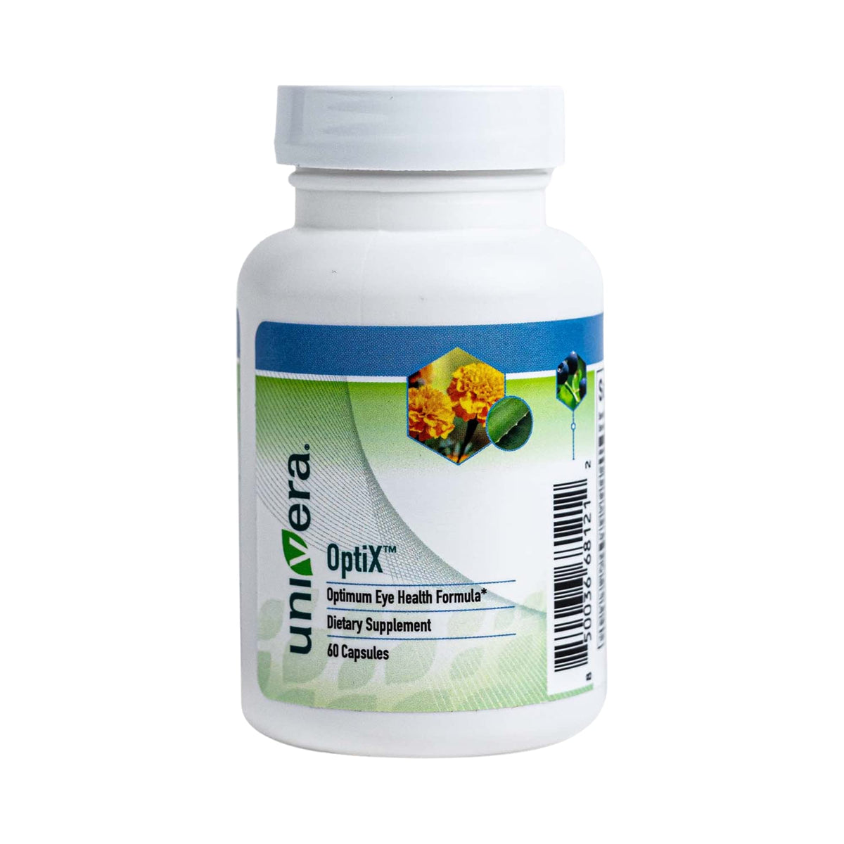 Univera OptiX Eye Health Supplement with Lutein & Bilberry - 60 Capsules