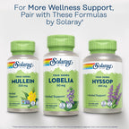 SOLARAY Mullein Leaf 330 mg Herbal Support - 100 Vegetarian Capsules - image 6