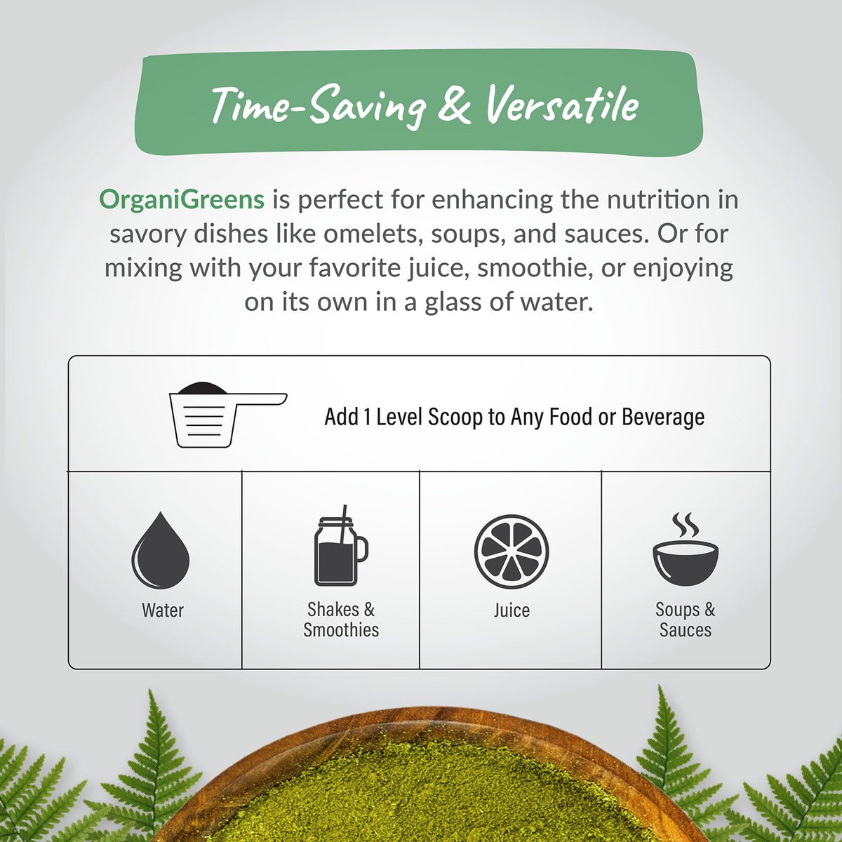 Organixx OrganiGreens Superfood Powder with Probiotics - 10oz - image 5