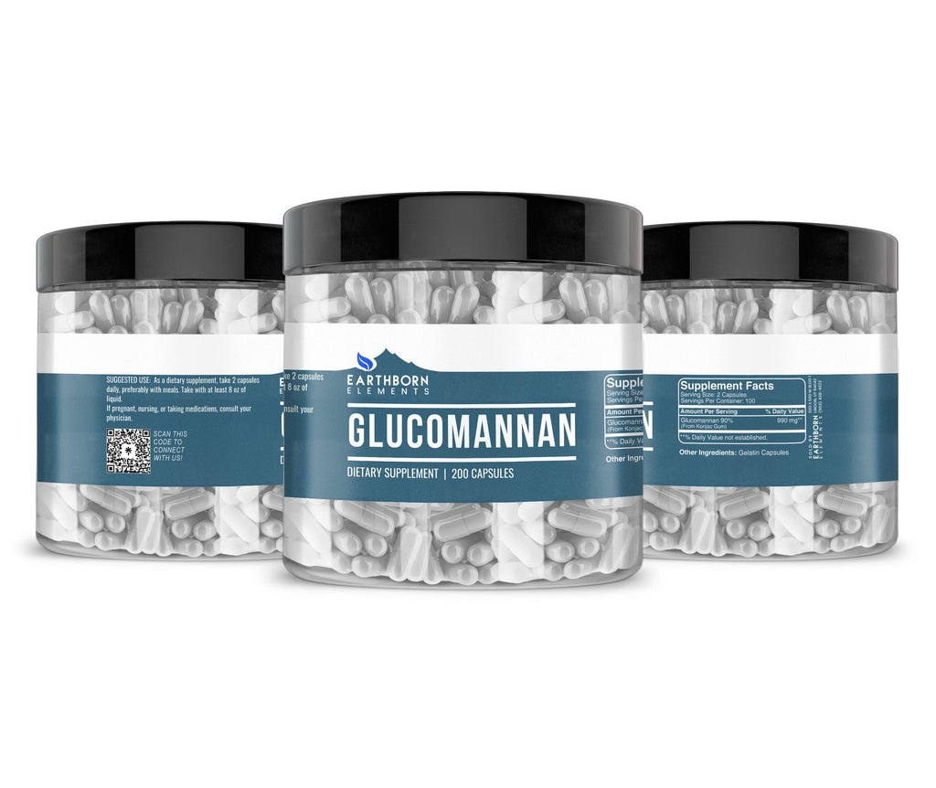 Earthborn Elements Glucomannan - 200 Capsules - image 4