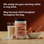 Perfect Keto MCT Oil Supplement Powder, Cinnamon Toast - 30 Servings - image 4
