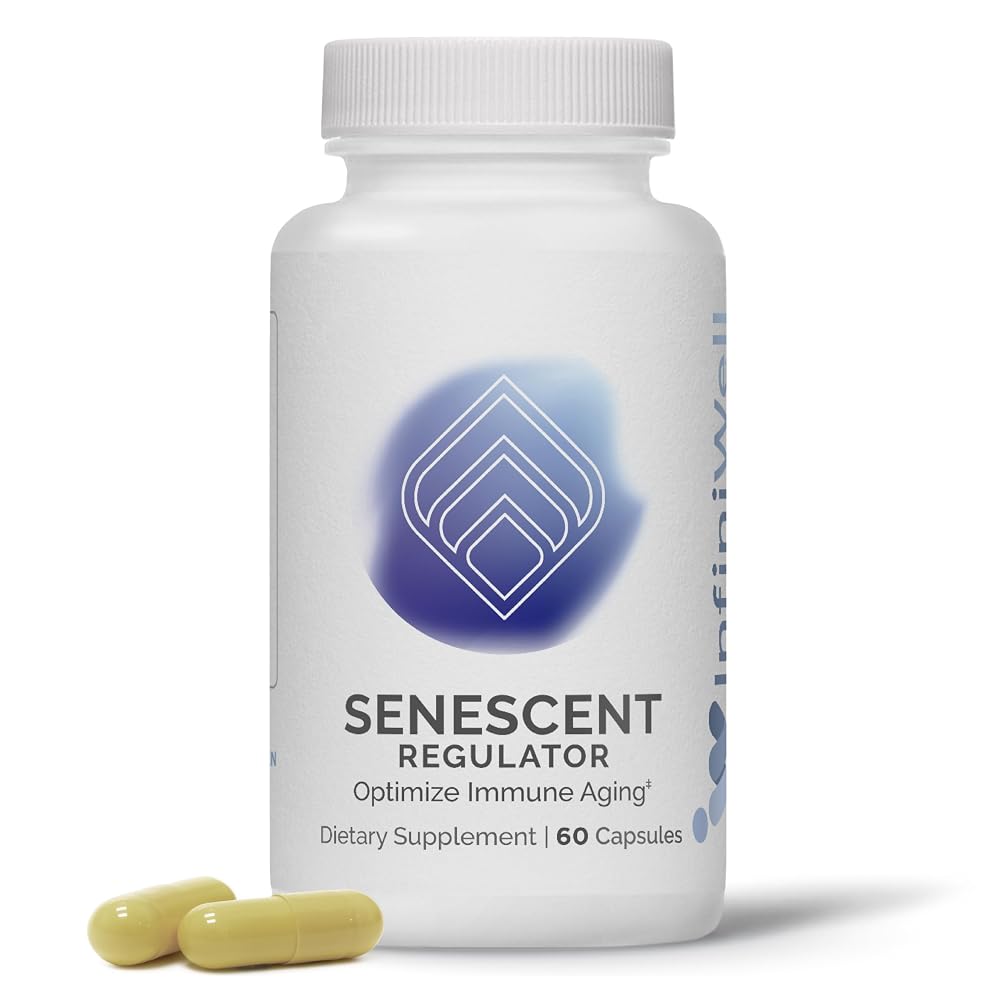 InfiniWell Senescent Regulator Turmeric Curcumin - 60 Capsules