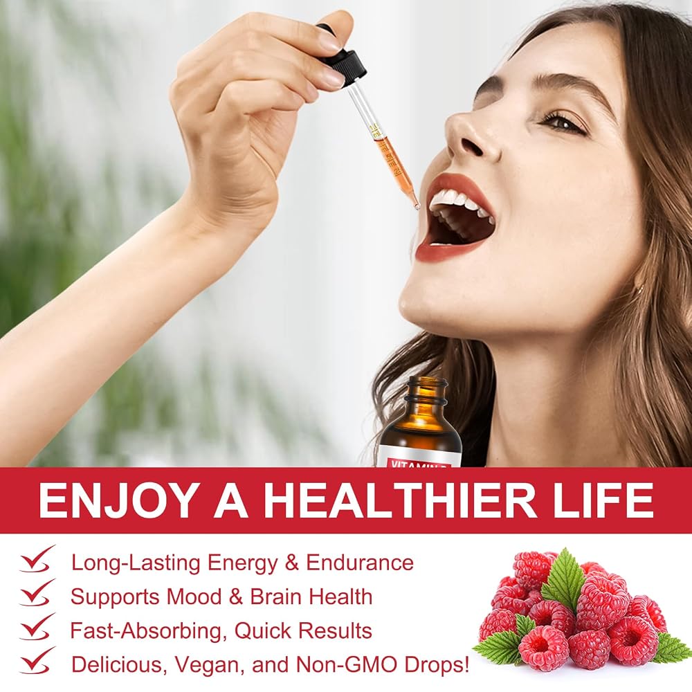 Daiasns Vitamin B Complex Liquid Drops Energy Support - 40 Servings - image 5