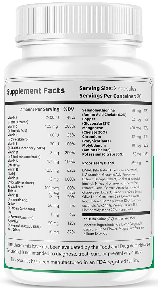 LIVORKA Vertigenics Advanced Formula Brain Health Support - 120 Capsules - image 4