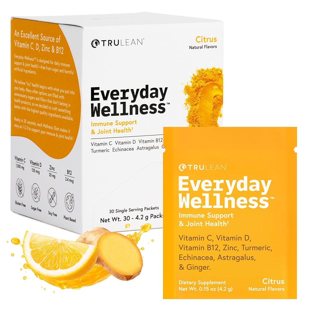 TRULEAN Everyday Wellness Shot Powder Drink Mix - 30 Servings