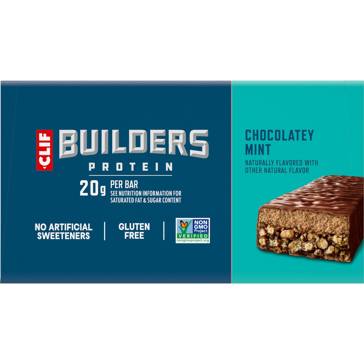 CLIF BUILDERS Protein Bars, Chocolatey Peanut Butter, Gluten Free