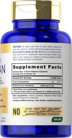 Carlyle Chitosan Supplement 1200mg - 120 Capsules - image 2