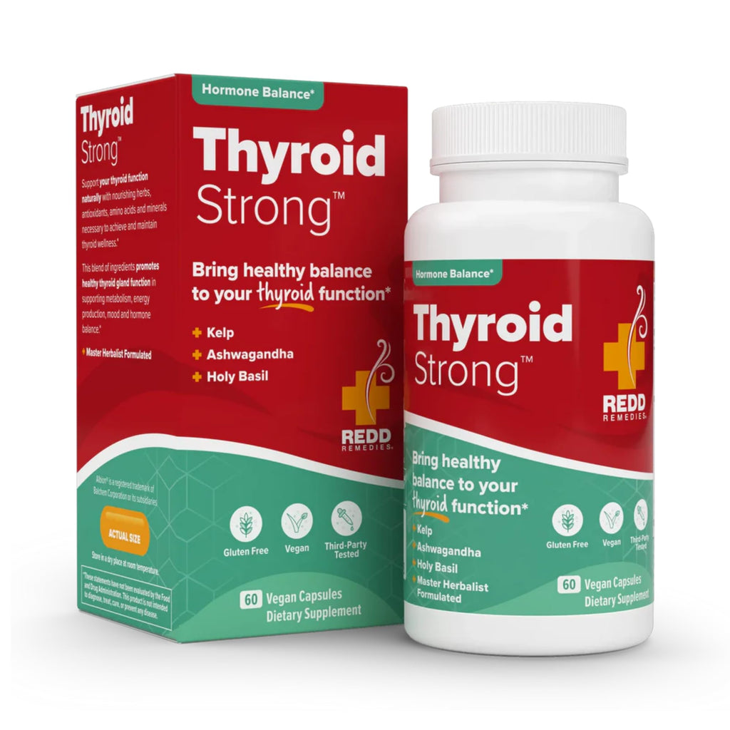 Redd Remedies Thyroid Strong Thyroid Function Support - 60 Capsules