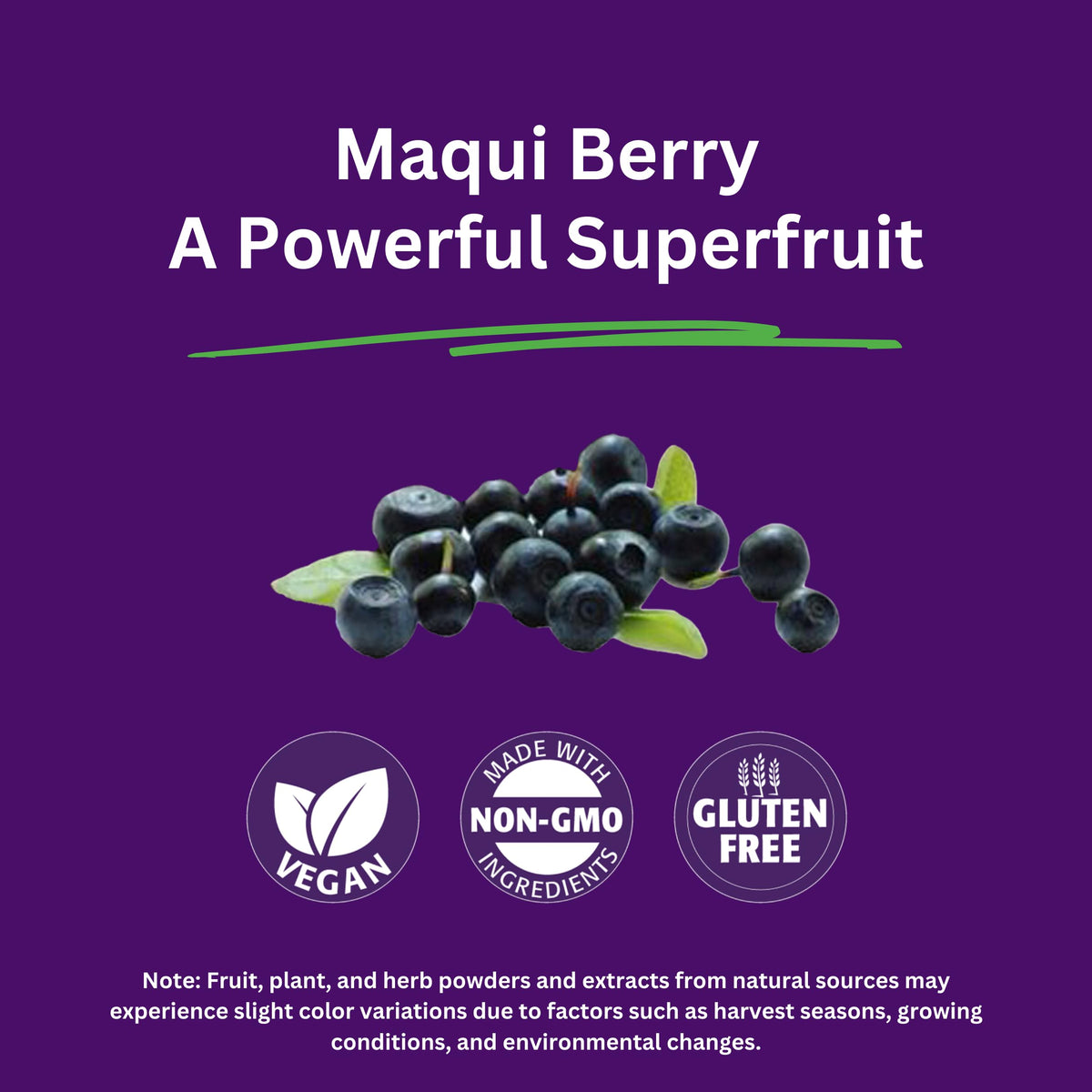 Paradise Herbs Organic Maqui Berry Extract Antioxidant - 60 Capsules - image 5