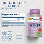 SOLARAY Berberine Extract 500 mg - 100 Vegetarian Capsules - image 2