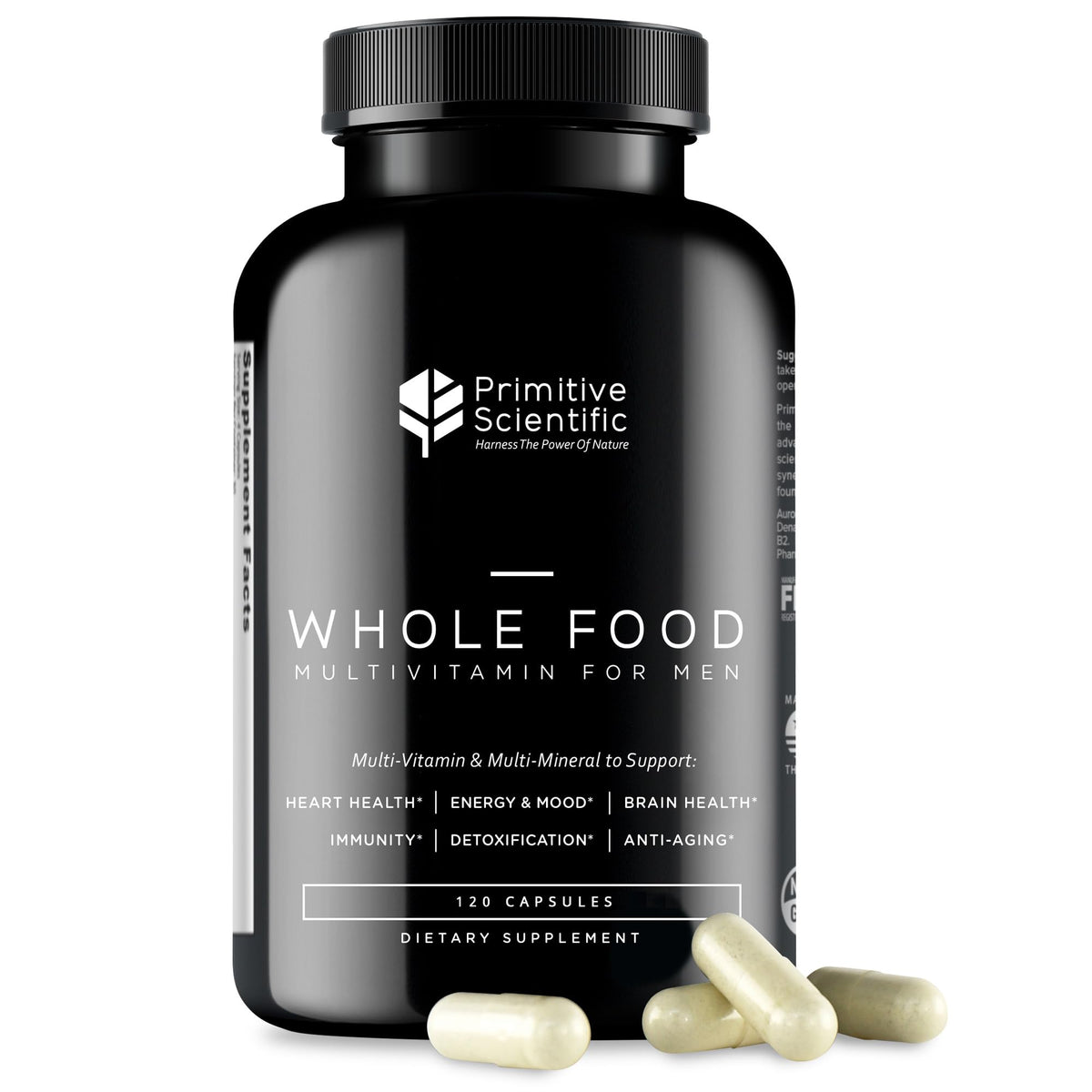 Primitive Scientific Whole Food Daily Essential Multivitamins