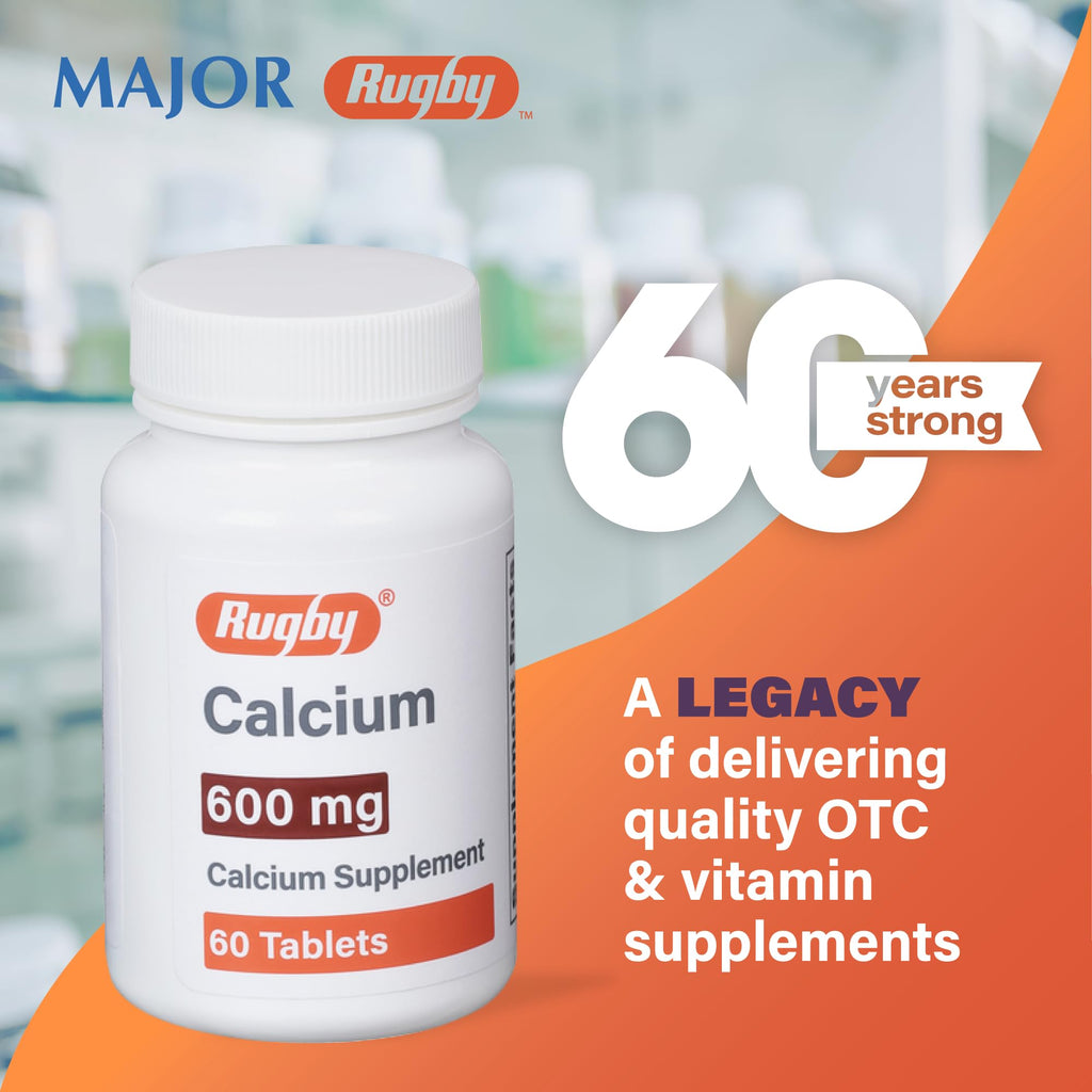 Rugby Calcium 600 mg Tablets - 60 Tablets - image 6