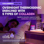 Obvi Collagenic Burn PM Collagen Peptides for Sleep - 90 Capsules - image 2