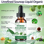 AMENQ hHEALTH Soursop Bitters Liquid Drops with Sea Moss - 2 Fl Oz - image 3