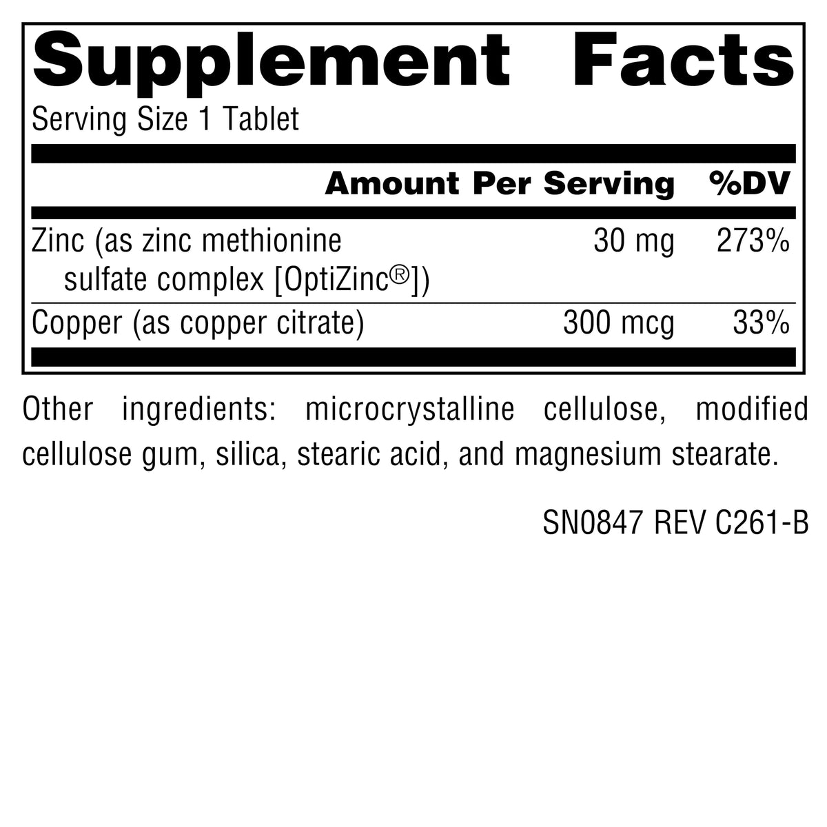 Source Naturals OptiZinc