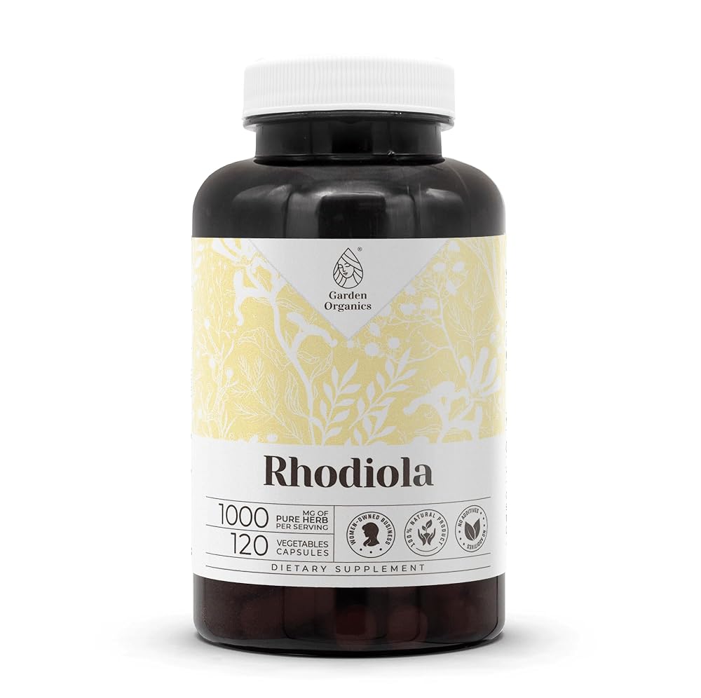 Garden Organics Rhodiola 120 Vegetarian Capsules - 120 Count