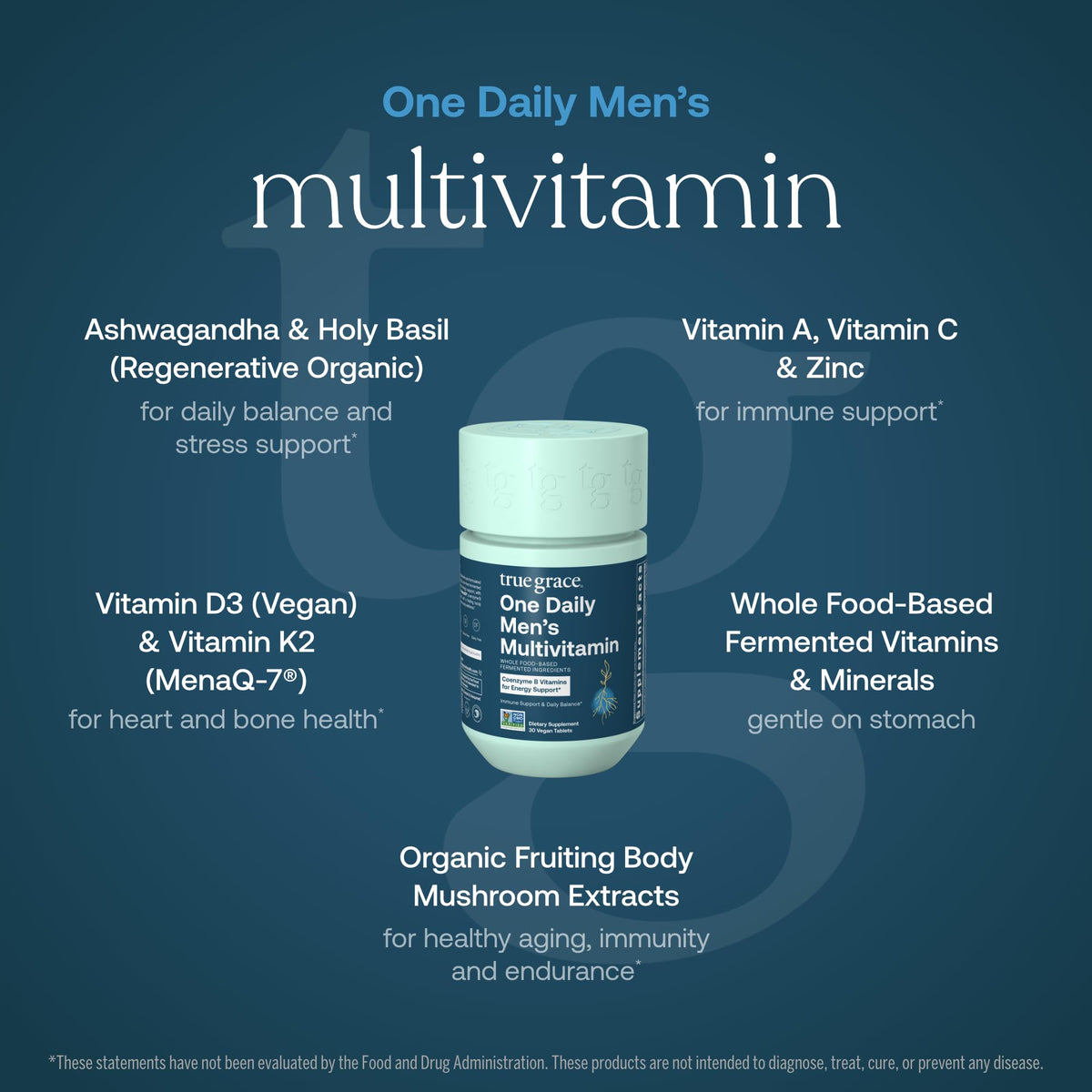 True Grace One Daily Men’s Multivitamin Fermented Minerals