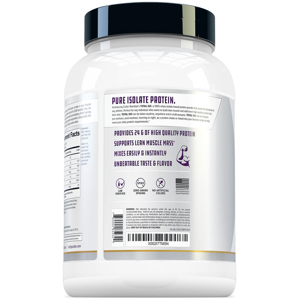 Cutler Nutrition Total ISO Protein Parent