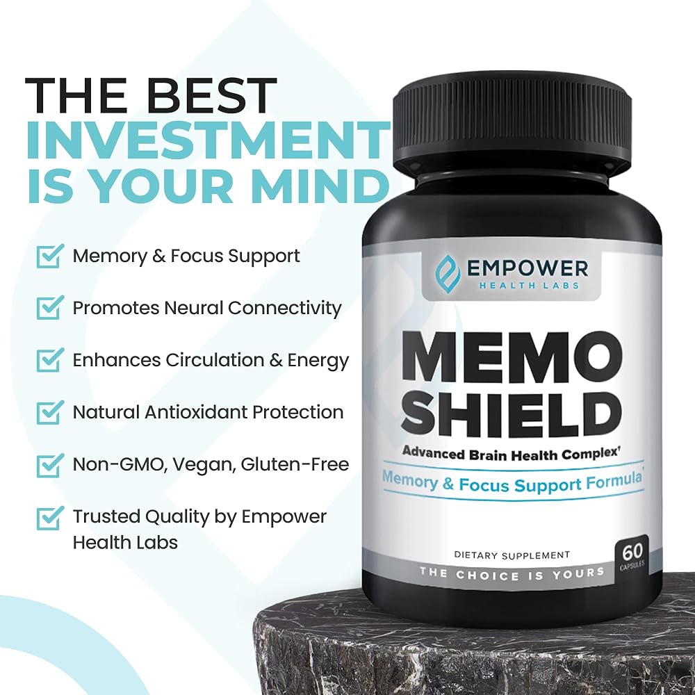 Empower Health Labs MemoShield Brain Health Supplement - 60 Capsules - image 5