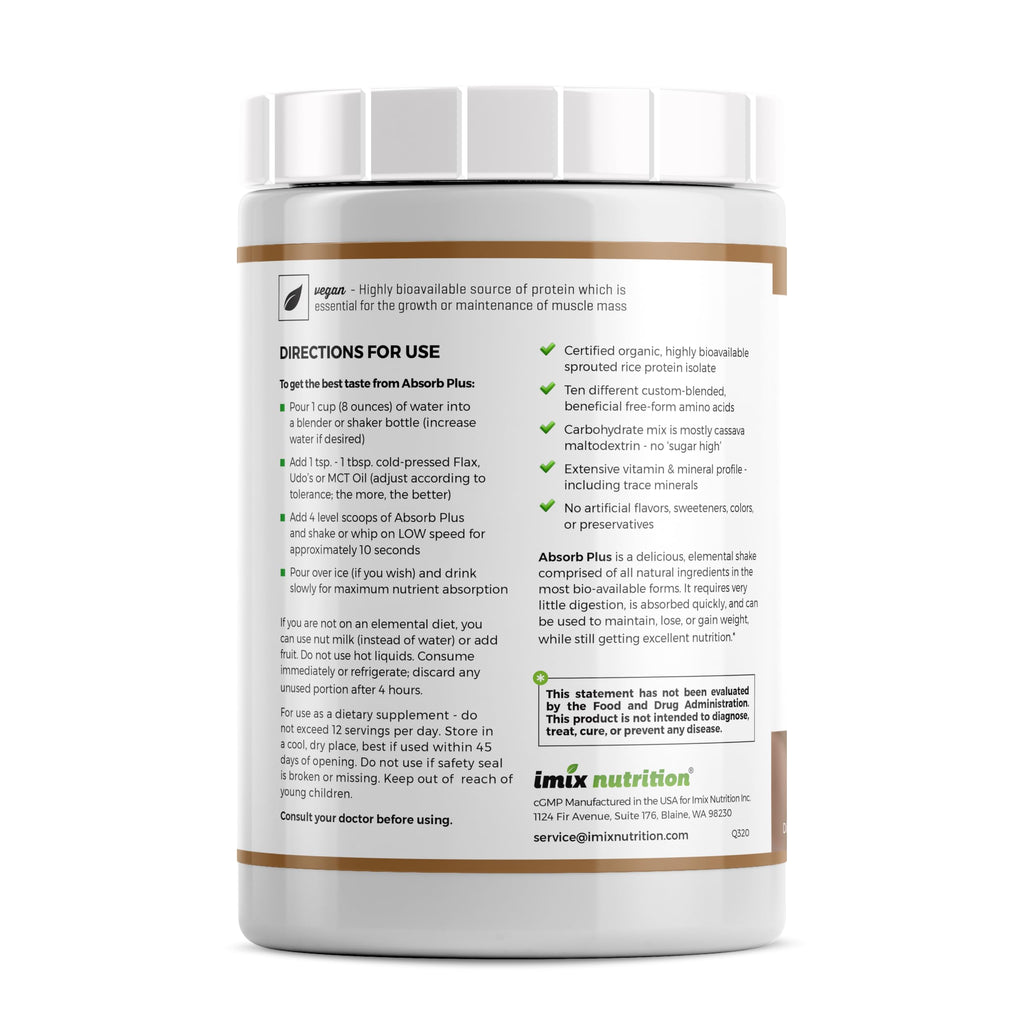 Absorb Plus Vegan Isolate Protein - Gut Health