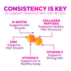 Nature's Nutrition Collagen Gummies - 2500mcg Biotin - Complete