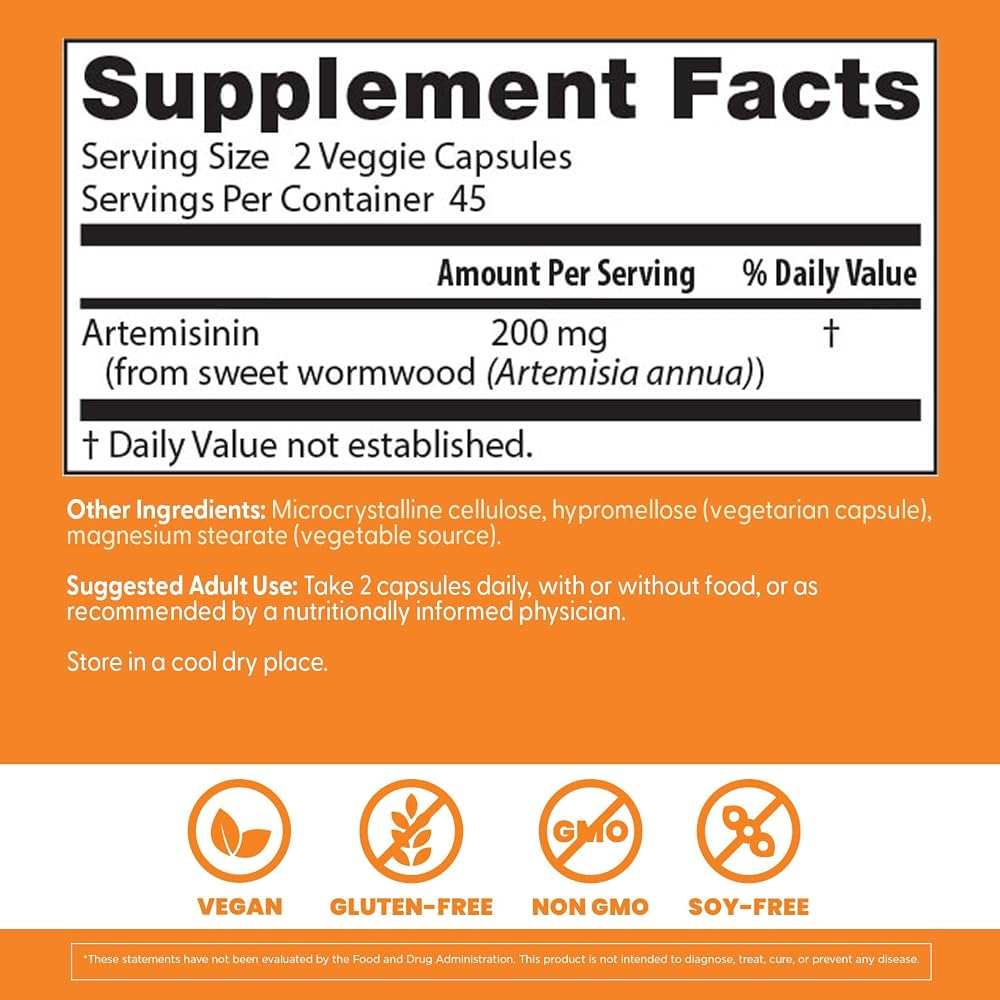 Doctor's BEST Artemisinin Supplement for Immune Support - 90 Vegetarian Capsules - image 4