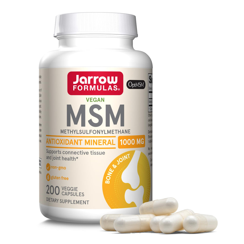 Jarrow Formulas MSM 1000 mg Joint Health - 200 Capsules