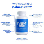 INB4 Catuaba Bark Extract 1200mg Energy Support - 90 Capsules - image 3