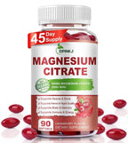 ZIPINKJ Magnesium Citrate Supplements 400mg for Women & Men