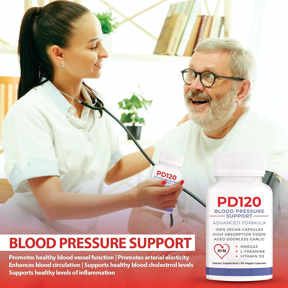 Hello Naturals PD120 Blood Pressure Support Supplement - 120 Vegetarian Capsules - image 5