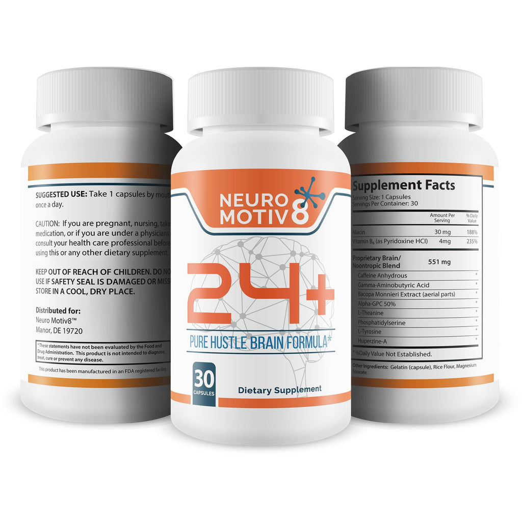 Neuro Motiv8 Neuro 24+ Brain Enhancement Formula - 60 Capsules - image 4