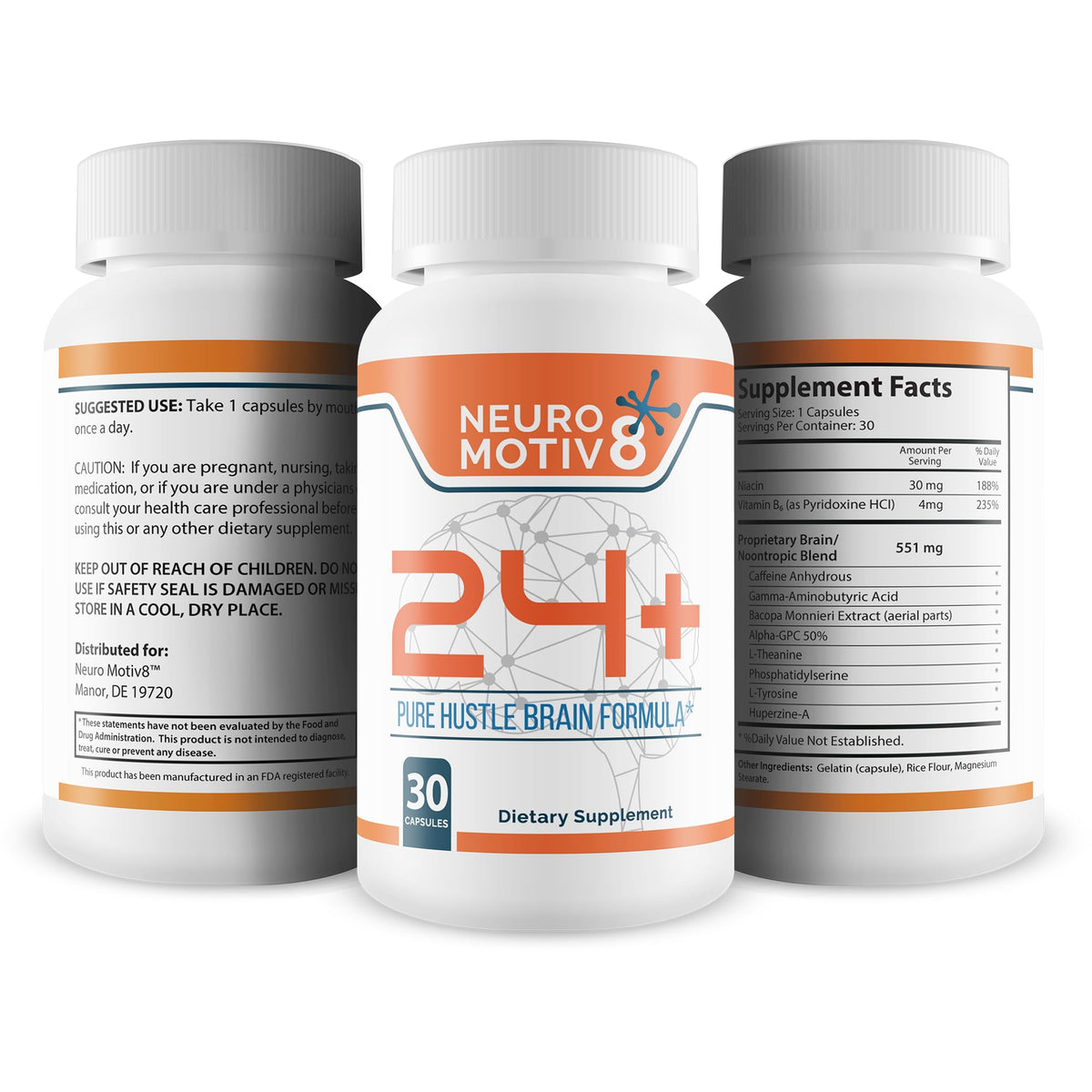 Neuro Motiv8 Neuro 24+ Brain Enhancement Formula - 60 Capsules - image 4