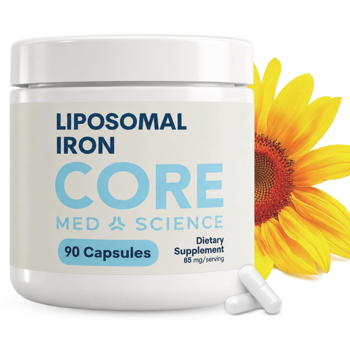 Core Med Science Liposomal Iron Supplement - 90 Capsules